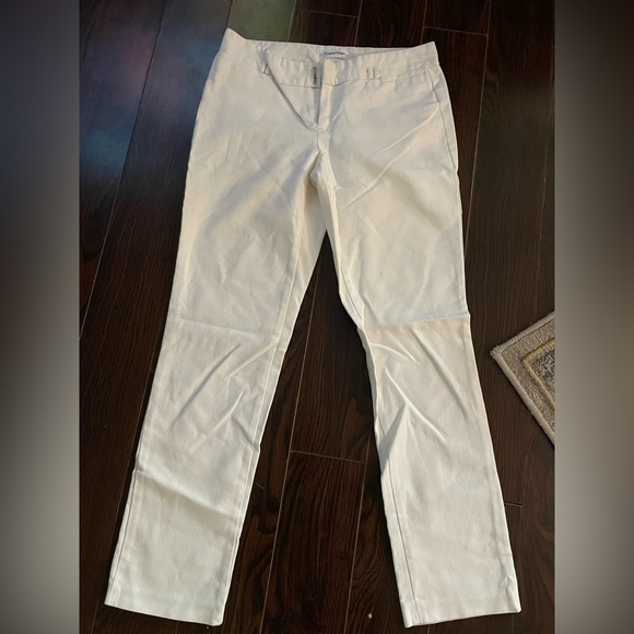 Calvin Klein pants, all white. Never worn. - Picture 1 of 3